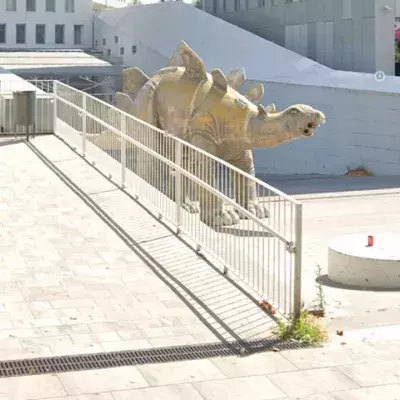 Missing man found dead, buried INSIDE a dinosaur statue in Barcelona