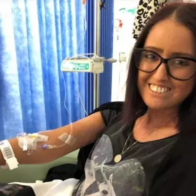 Beauty therapist has rare condition making her lungs and skins ‘turn to stone’