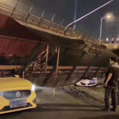 A Bridge Collapse In China