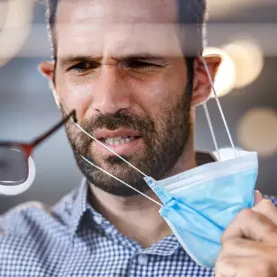 Here's how to stop your glasses from fogging up while wearing a mask