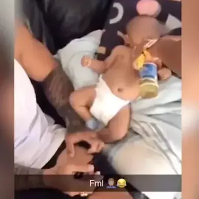 Horrifying Video Show Parents Forcing Their Baby To Drink Vodka