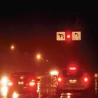 If you can see the lines in this video, you shouldn't be driving at night.