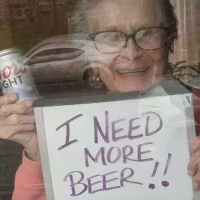 Olive Veronesi needs more beer!