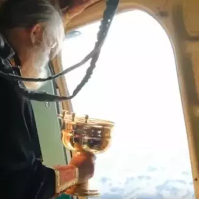 Priests Just Air-Bombed A City In Russia With Sacred Water