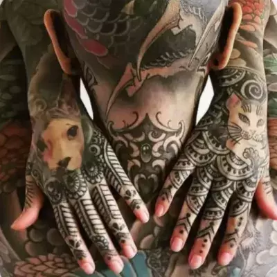 She spent close to £20,000 on tattooing her entire body