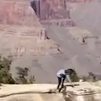 Two women nearly fell off a cliff trying to take a selfie