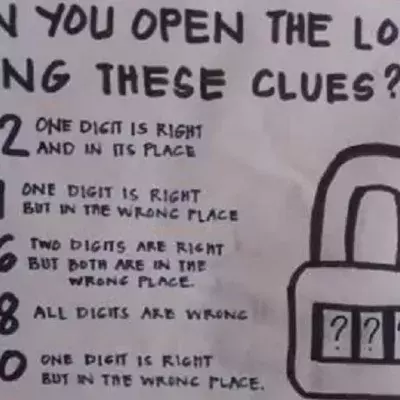 This Viral Riddle Has Internet Uses Pulling Out Their Hair, Can You Open the Lock Using These Clues?