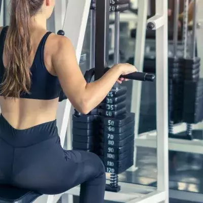 Woman at the gym