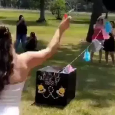 Woman Takes Dart to the Foot After Gender Reveal Goes Horribly Wrong