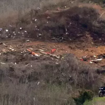 Helicopter crash site
