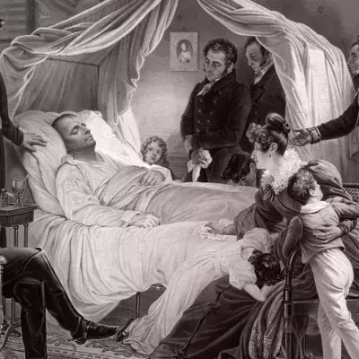 Napoleon's deathbed