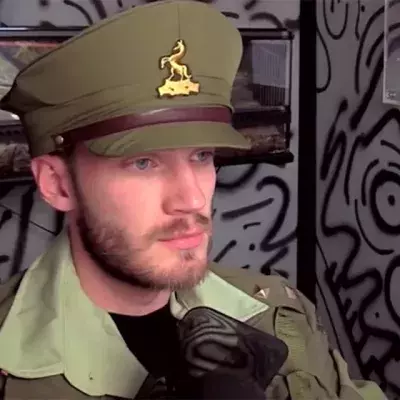 Pewdiepie nazi uniform