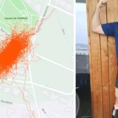 Despite being in confinement, this man was able to run a marathon... on his balcony!
