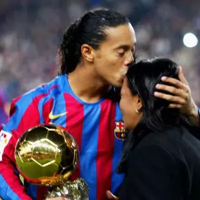 Ronaldinho and mum