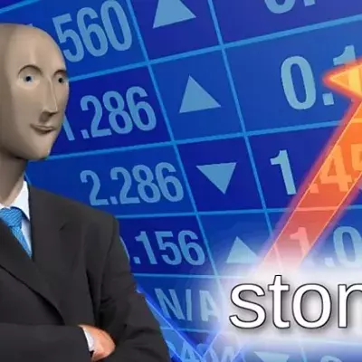 Stocks crashing through the roof