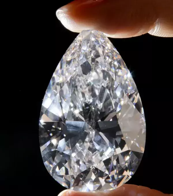 Pure diamond: £40,550 per gram
