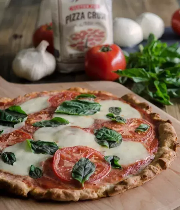 Protein Packed Pizza -Instead of traditional crust, make this gluten-free, protein packed version. Just sub in almond flour, protein powder, and psyllium powder into your regular pizza dough. Who says pizza can’t be a part of your training regime?