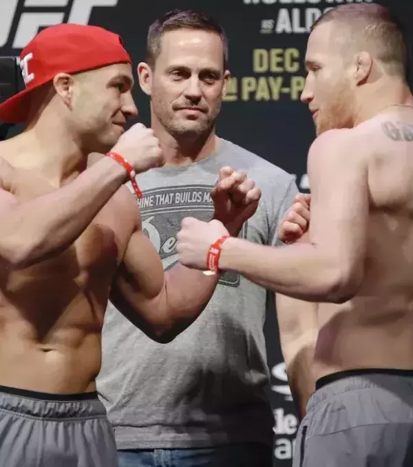 Voters have called Eddie Alvarez vs. Justin Gaethje at UFC 218 the fight of the year.