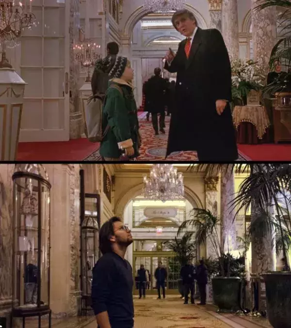 1992 - 2017. ‘Home Alone 2’ at the Plaza Hotel. (With Donald Trump)