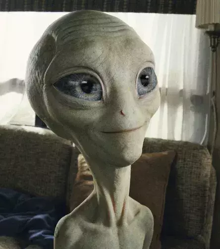The extraterrestrial from the film 'Paul'