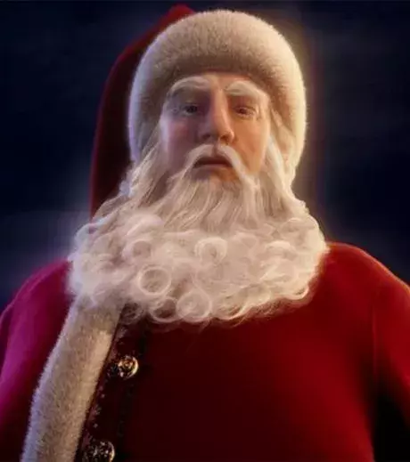 Santa Claus from the film 'The Polar Express''